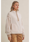 Cozy Gingham Sherpa Pullover