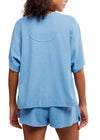 Staycation Sleep Tee- Blissful Blue