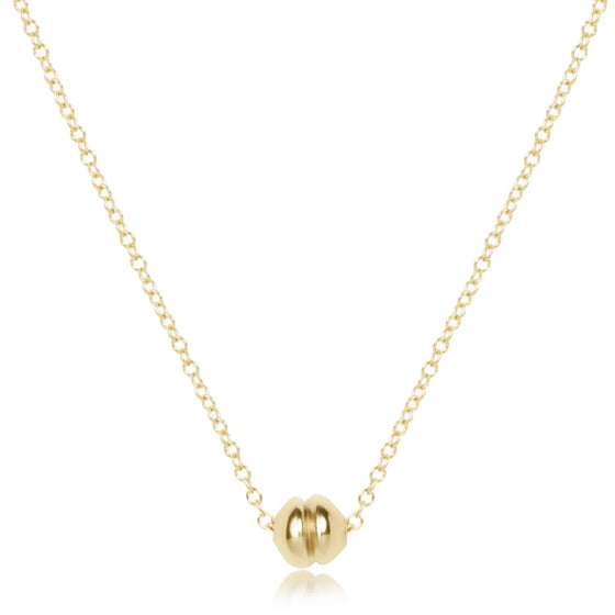 16" Necklace Gold- Admire Small Gold
