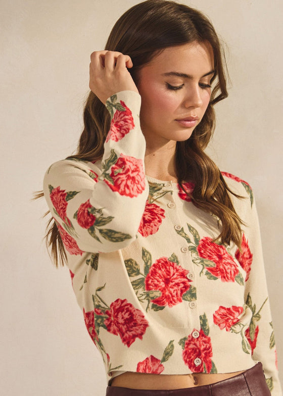 Bella Floral Cardigan