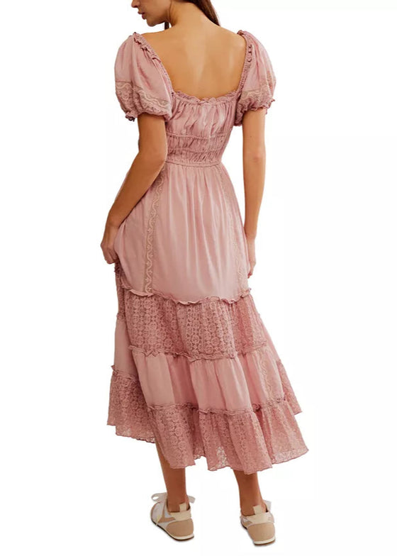 Falling Sun Midi Dress
