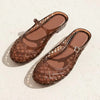 Nemo Jelly Mary Jane Flats Woven Lattice Mesh Shoes