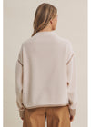 Cozy Gingham Sherpa Pullover