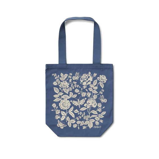 English Rose Canvas Tote Bag