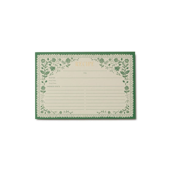 Pack of 12 Artichoke Recipe Cards