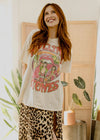 Rolling Stones Vintage Concert Off White Thrifted Tee