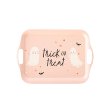  Pastel Halloween Ghosts Bamboo Tray