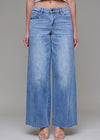 Nori 32" Inseam Mid Rise Seamed Extra Wide Leg Jean