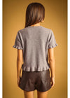 Rylee Peplum Sweater Tee