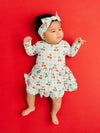 Cherry Picnic Bodysuit Bamboo Dress