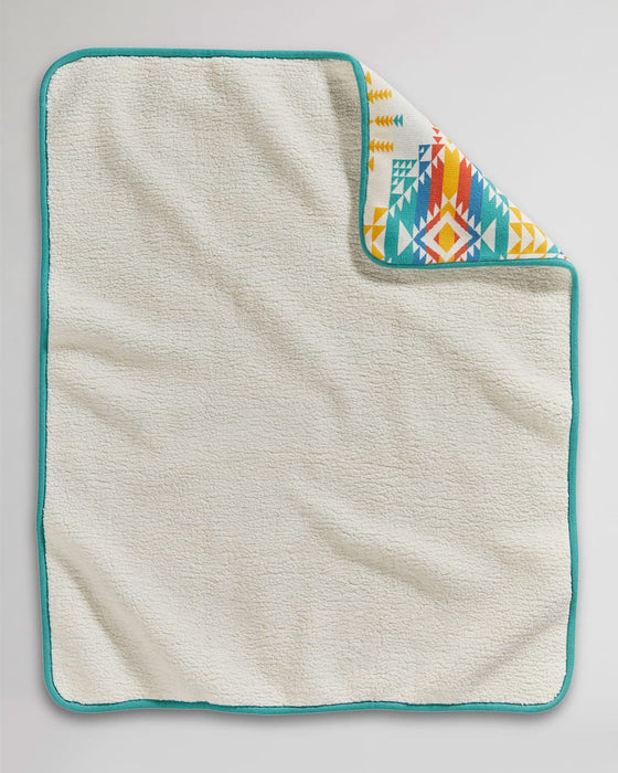 Sherpa Stroller Blanket- Pilot Rock Ivory