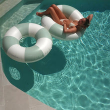  The Vacay Soft Tube Pool Ring- Olive Stripe