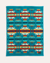 Pendleton Chief Joseph Crib Blanket- Turquoise