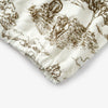 Luxe Stretch Newborn Gown & Hat Set- Country Toile 0-3M