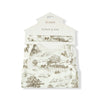 Luxe Stretch Newborn Gown & Hat Set- Country Toile 0-3M