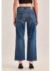 Ella 29" Inseam High Rise Classic Straight Leg Jean w/ Knee Darts