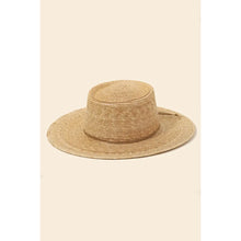  Straw Braided Pork Pie Hat