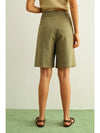 Olive Bermuda Shorts