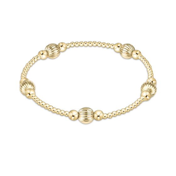 Purpose Dignity 6MM Bead Bracelet- Gold