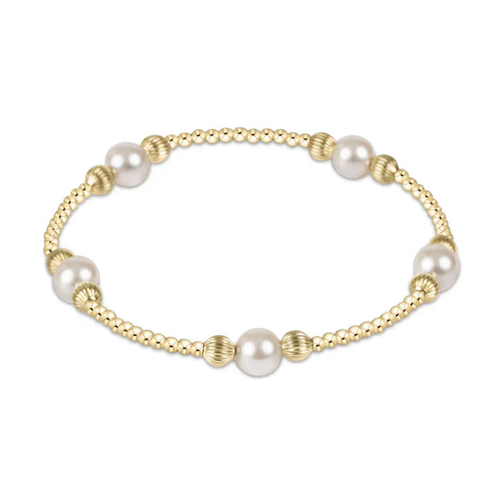 Purpose Pearl 6MM Bead Bracelet- Dignity