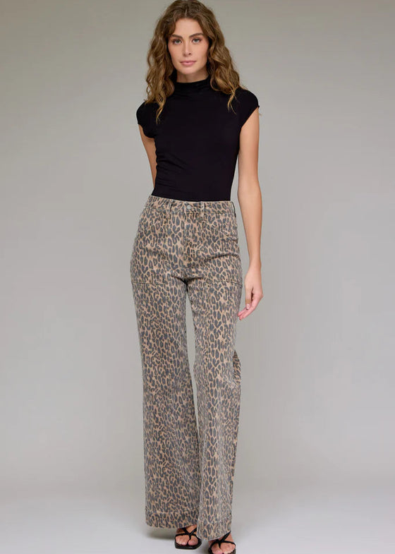 The Happi Cheetah Print Jean