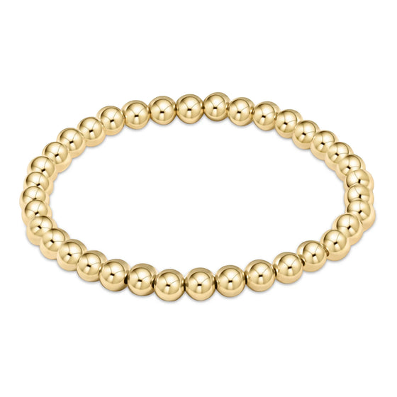 Classic Gold 5MM Bead Bracelet