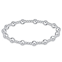  Classic Sincerity Pattern 5mm Bead Bracelet- Sterling