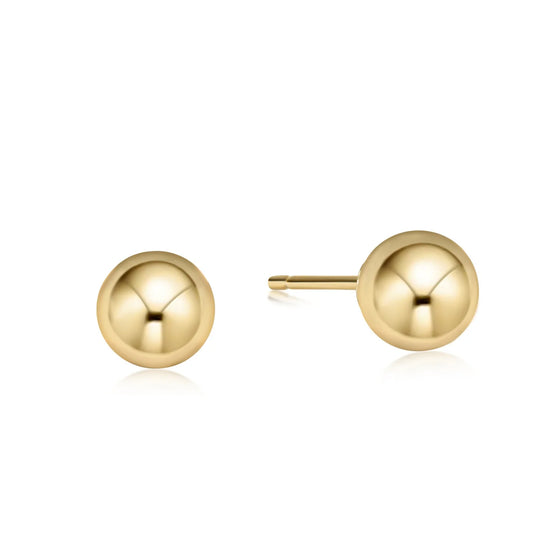 Classic 8MM Ball Stud- Gold