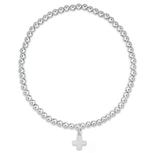  Classic Sterling 3mm Bead Bracelet- Signature Cross Sterling
