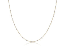  15" Choker Simplicity CHain Gold- 2mm Pearl
