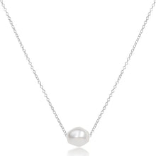  16" Necklace Sterling- Admire Pearl