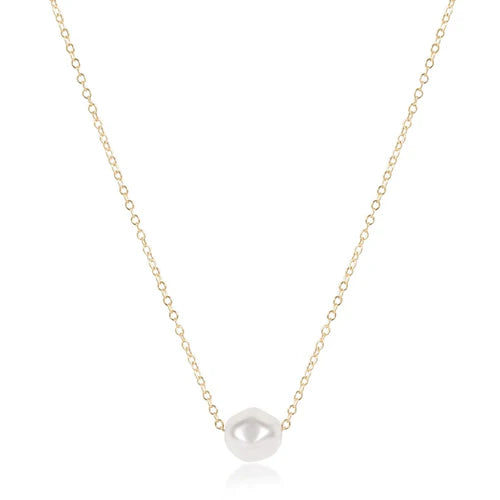 Enewton 16" Necklace Gold- Admire Pearl