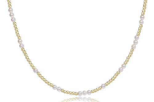 15" Choker Hope Unwritten- 3mm Pearl