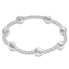  Admire Sterling 3mm Bead Bracelet- Pearl