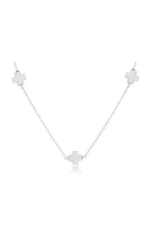  15" Choker Simplicity Chain Sterling- Signature Cross Sterling