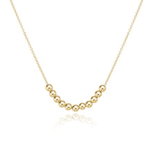  16" Necklace Gold- Classic Beaded Bliss