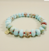 Rondelle Gemstone Beaded Bracelet