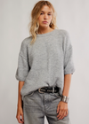 Margot Sweater Tee- Heather Grey