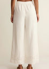 Scout Embroidered Pant- White