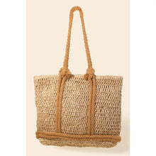  Rope Handle Straw Braided Tote Bag