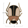 Enameled Cast Aluminum Beetle Shaped Trivet