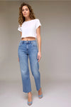 Tracey High Rise Straight Leg Jean