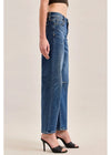 Ella 29" Inseam High Rise Classic Straight Leg Jean w/ Knee Darts
