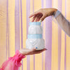 Blue Jean Marble Candle