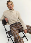 Opal Rollneck Knit Sweater- Tea