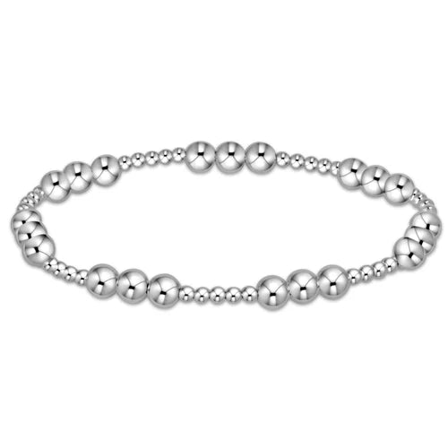 enewton Classic Joy Pattern 5mm Bead Bracelet Sterling