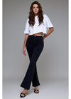 Happi Jet Black Flare Jean