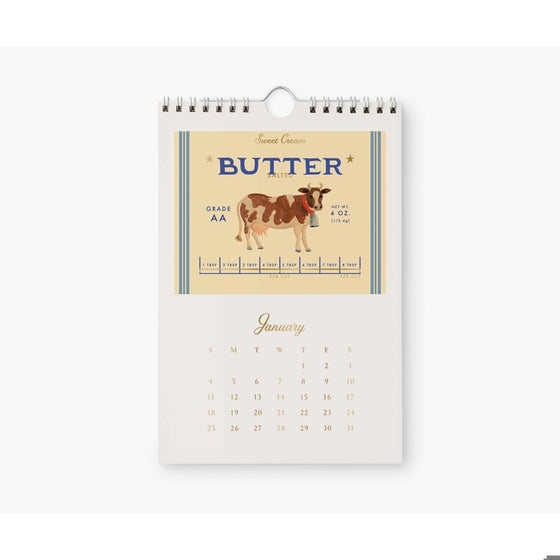 2026 Country Farm Kitchen Calendar (6x9)