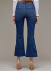 Happi Dark Wash Clean Cropped Flare Jean