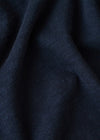 Close-up of dark blue fabric texture